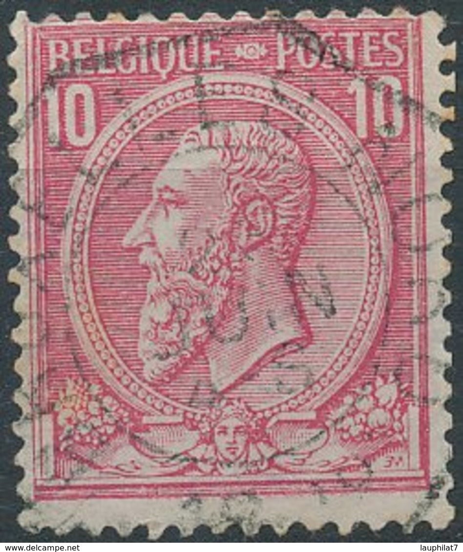 [24591]TB//O/Used-N° 46, TB Obl Centrale Télégraphe 'Bruxelles (Nord)' - 1884-1891 Leopold II