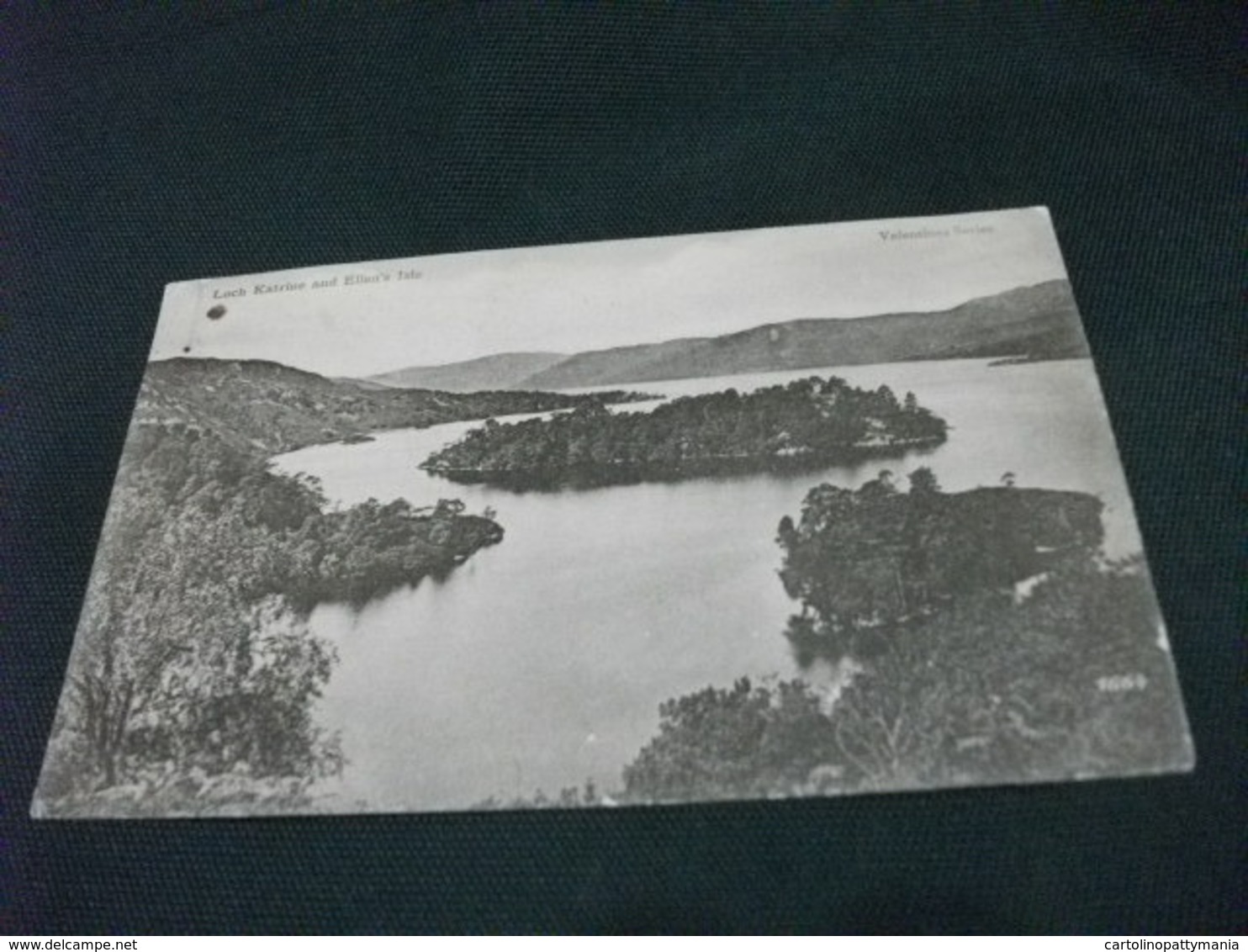 LOCH KATRINE AND ELLEN'S ISLE PICCOLO FORMATO SCOZIA U.K. - Selkirkshire