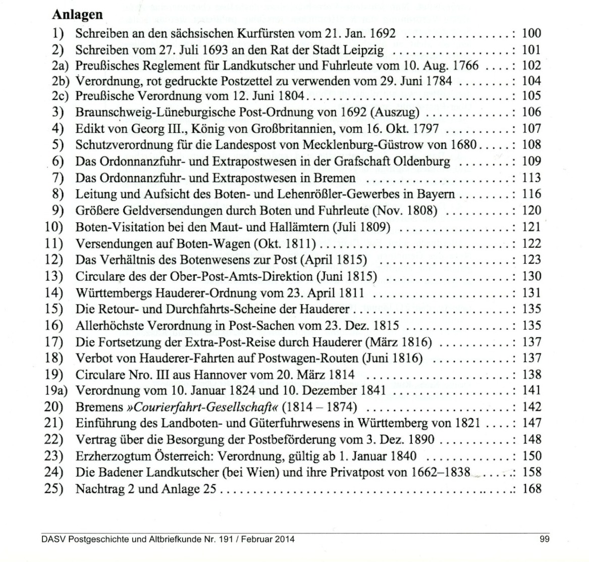 Boten+ + Fuhrleute B. D. Brief- Und Fahrpost 1692 - 1867 - Von Horst Diederichs  (DASV) PgA 191 Aus 2014 - Prefilatelia