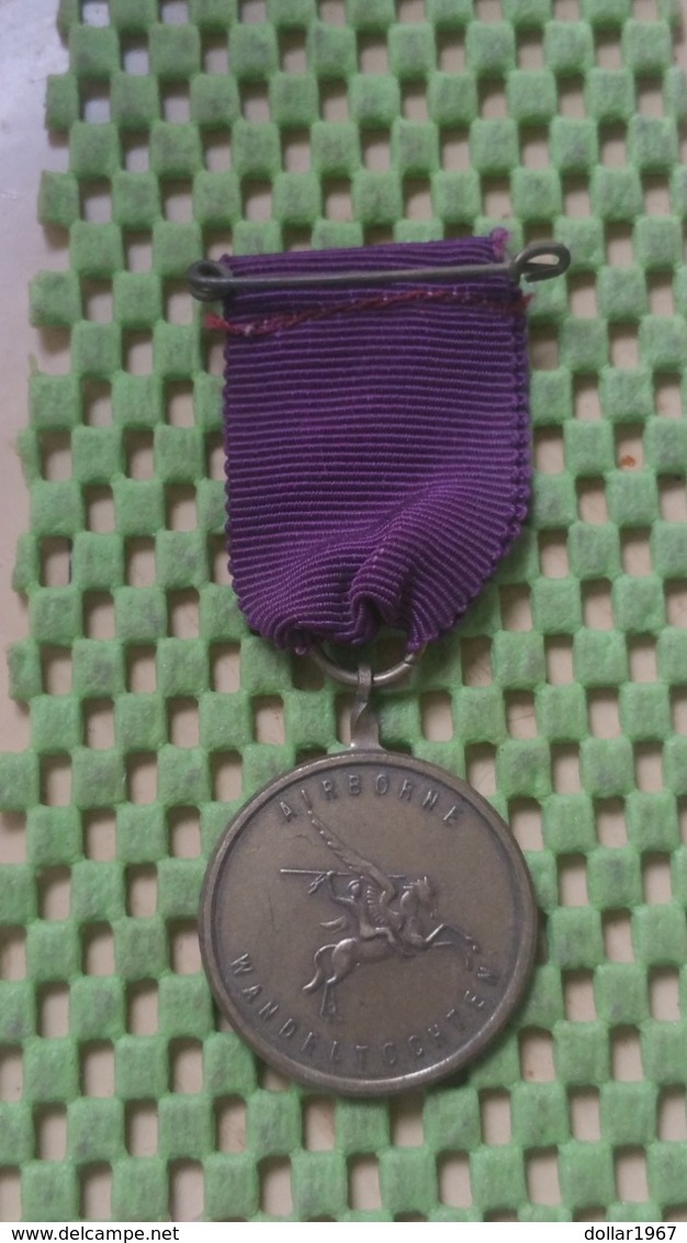 Medaille :Netherlands  -  Airborne Wandeltocht Renkum  / Vintage Medal - Walking Association - Sonstige & Ohne Zuordnung