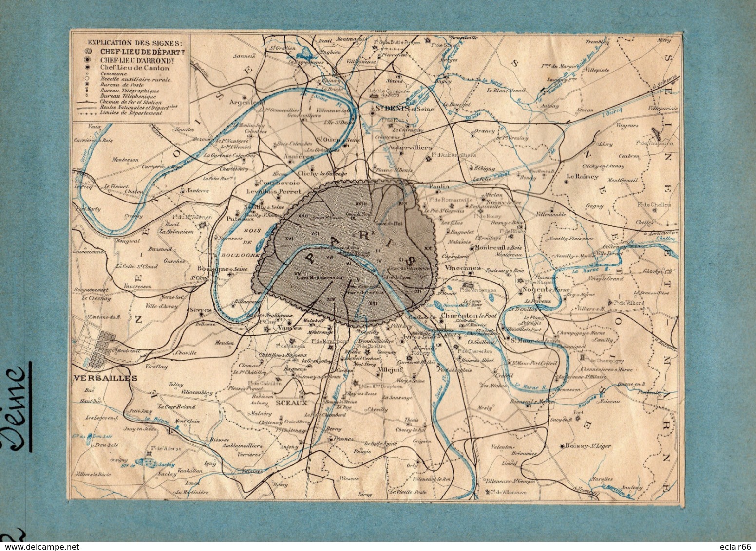 2 Plans De Réseaux Téléphonique Des Chemins De Fer Dépt 74 Haute-Savoie 75 PARIS Année 1936 Collée Recto Verso - Europe