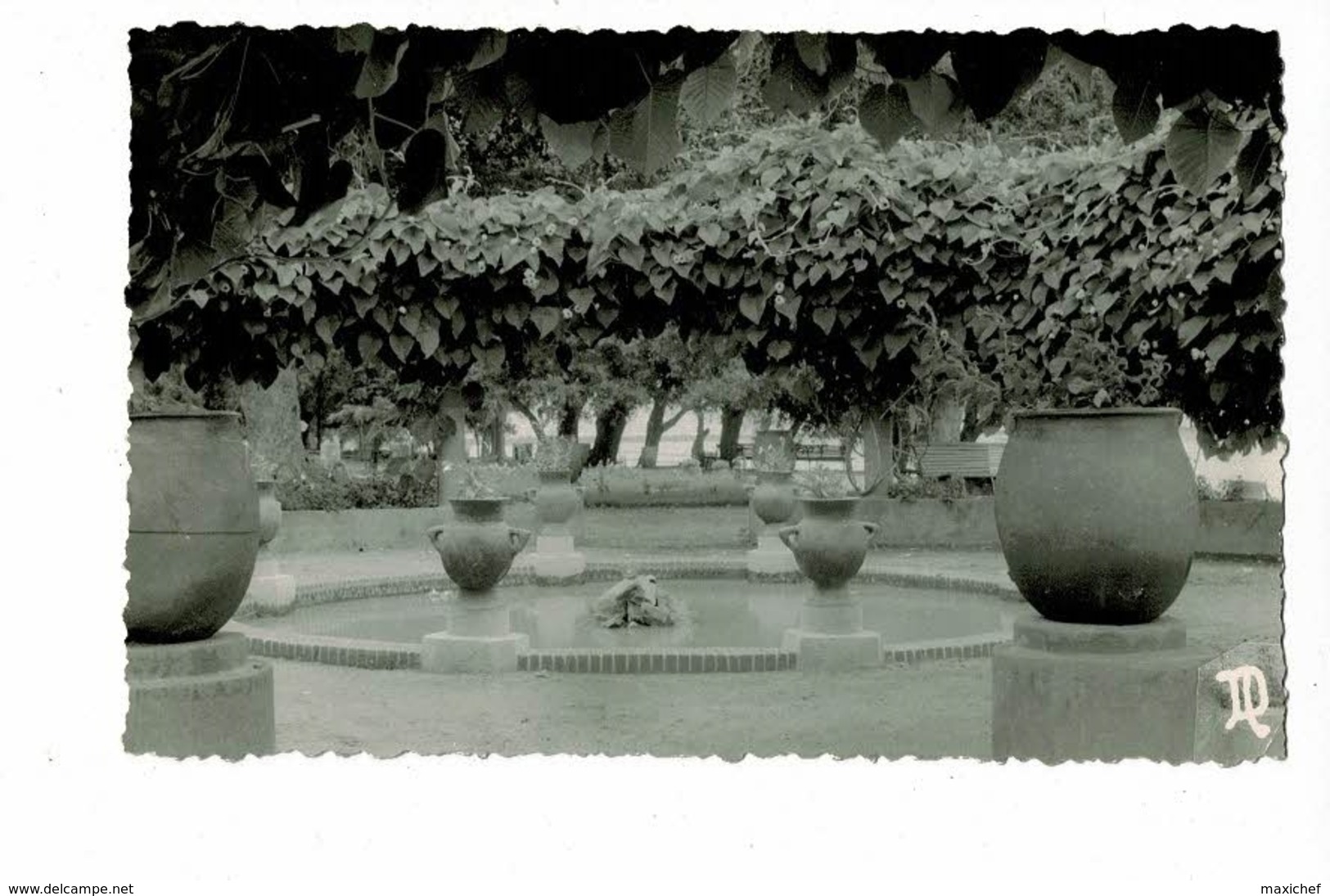 Carte Photo, Cliché André Dugne - Fort-Lamy - Le Jardin D'enfants - Circulé 1955, Sous Enveloppe - Chad