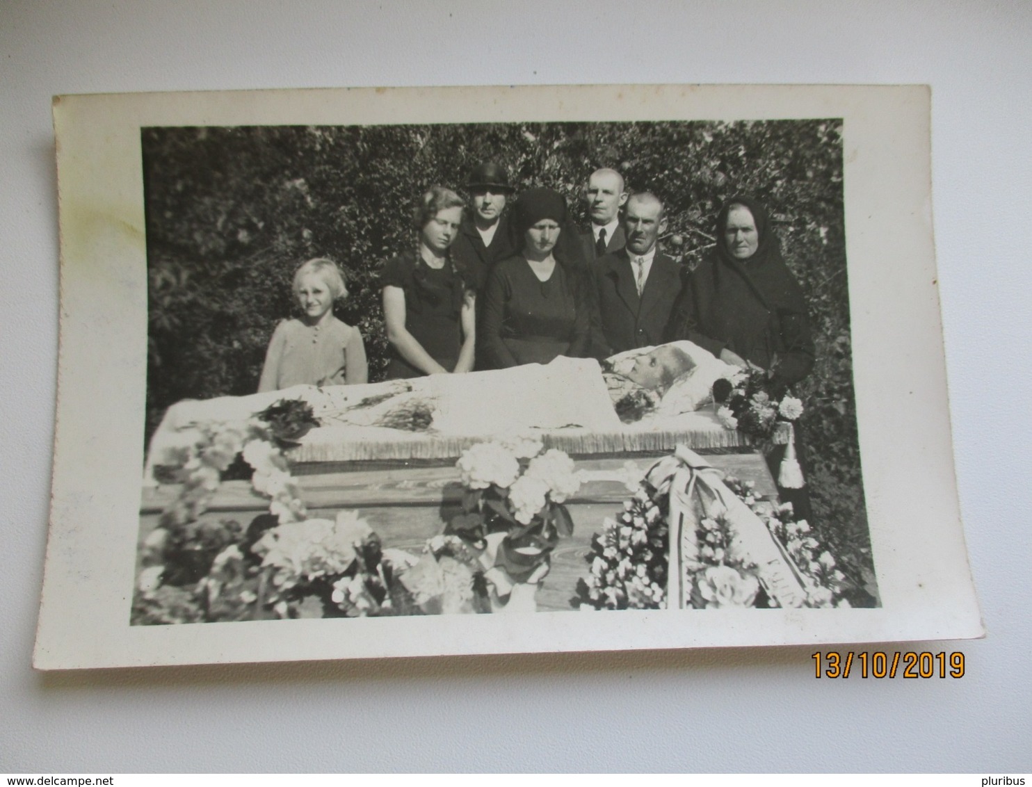 POST MORTEM , FUNERAL DEAD BOY IN COFFIN , OLD POSTCARD , 0 - Autres & Non Classés