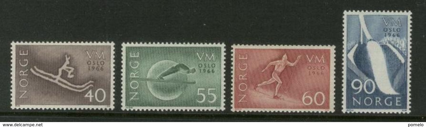 NORVEGIA - Campionati Mondiali Di Sci. - Unused Stamps