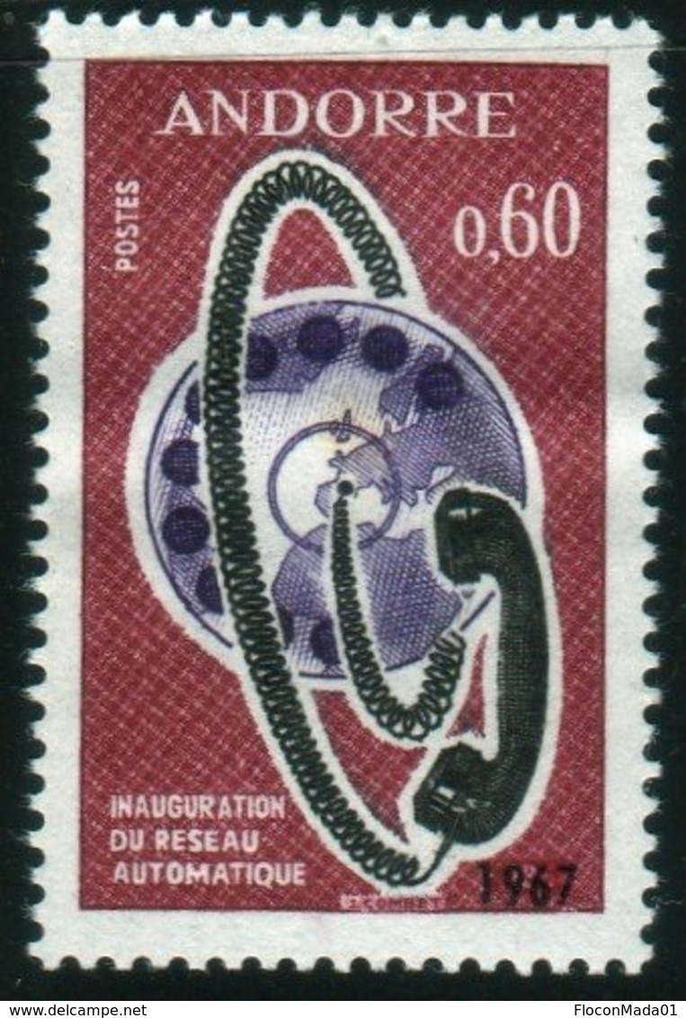 1967  Inauguration Du Réseau Automatique De Téléphone    N°  182     MNH Neuf Sans Charnières V Explic - Neufs