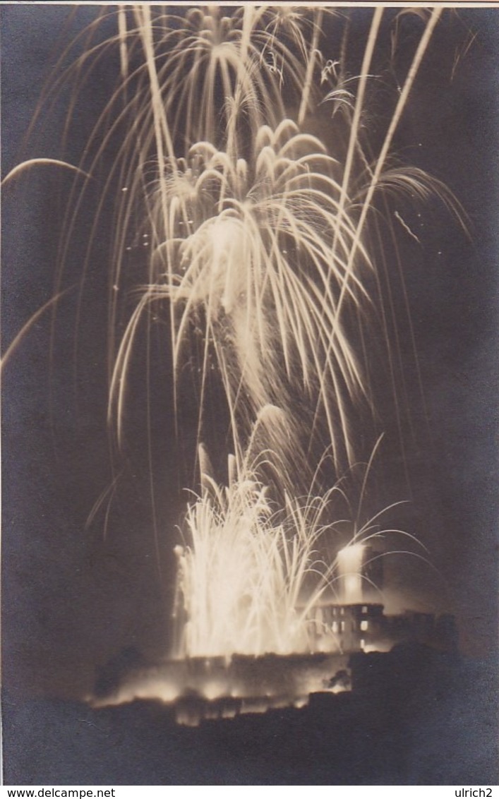 AK Foto Königstein Mit Feuerwerk - Hofphotograph Schilling - Ca. 1910 (44114) - Koenigstein (Saechs. Schw.)