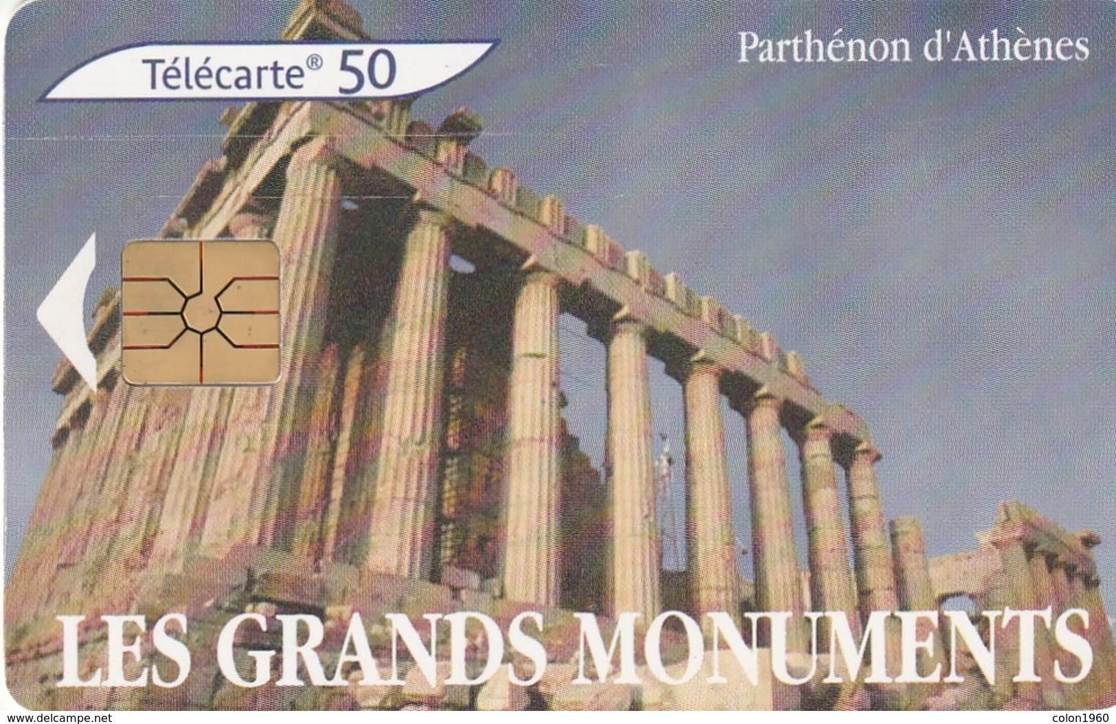 FRANCIA. Les Grands Monuments - Parthénon D'Athènes. 50U. 1344. 07/05. (318). - 2005