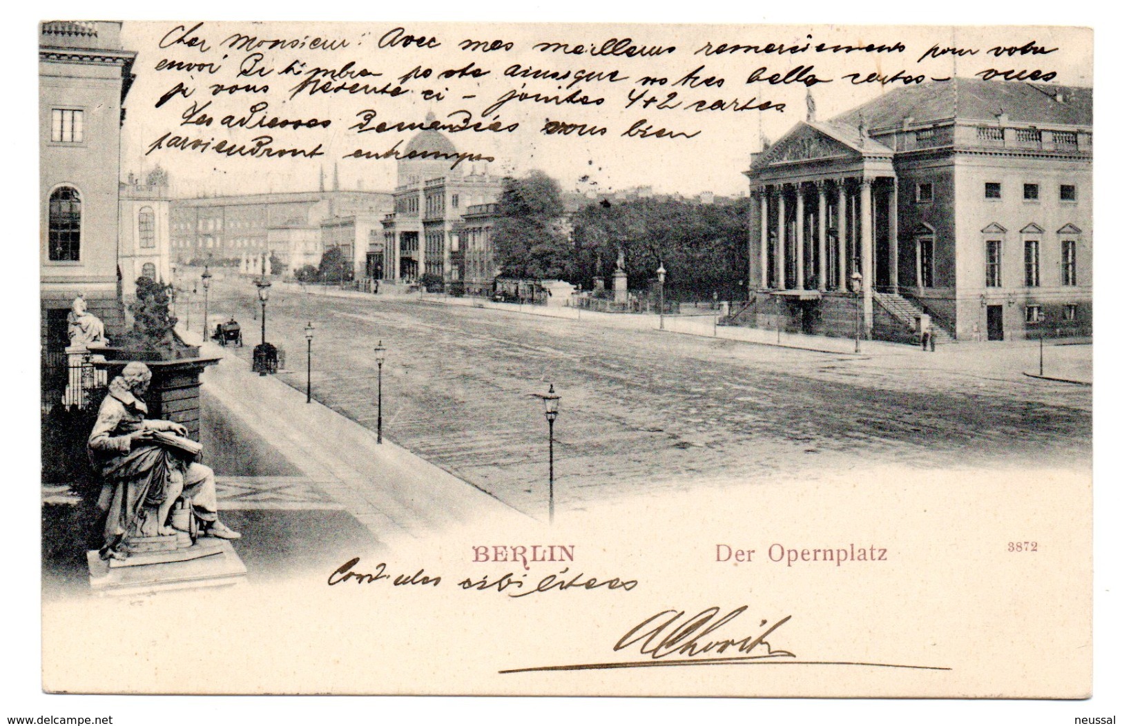 Tarjeta Postal Circulada De 1904 Berlin - Otros & Sin Clasificación