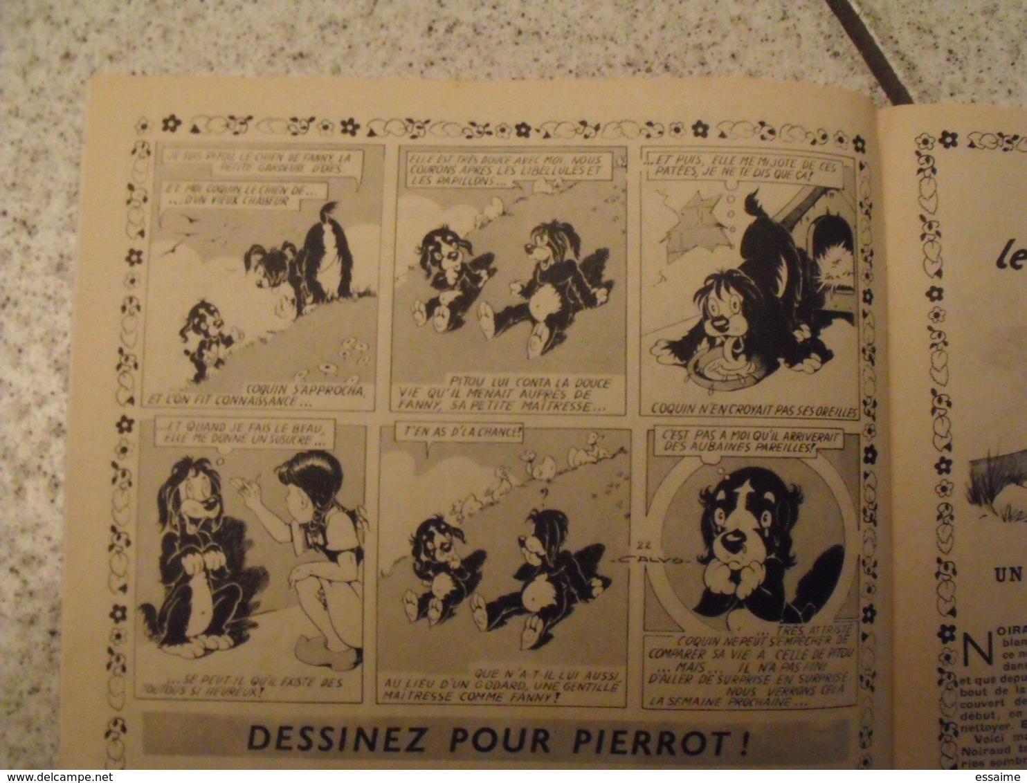 Pierrot. 28 n° de 1953-55. Calvo cricri coquin Pellos Petipon jac remise marin flèche d'or trubert. BD à redécouvrir