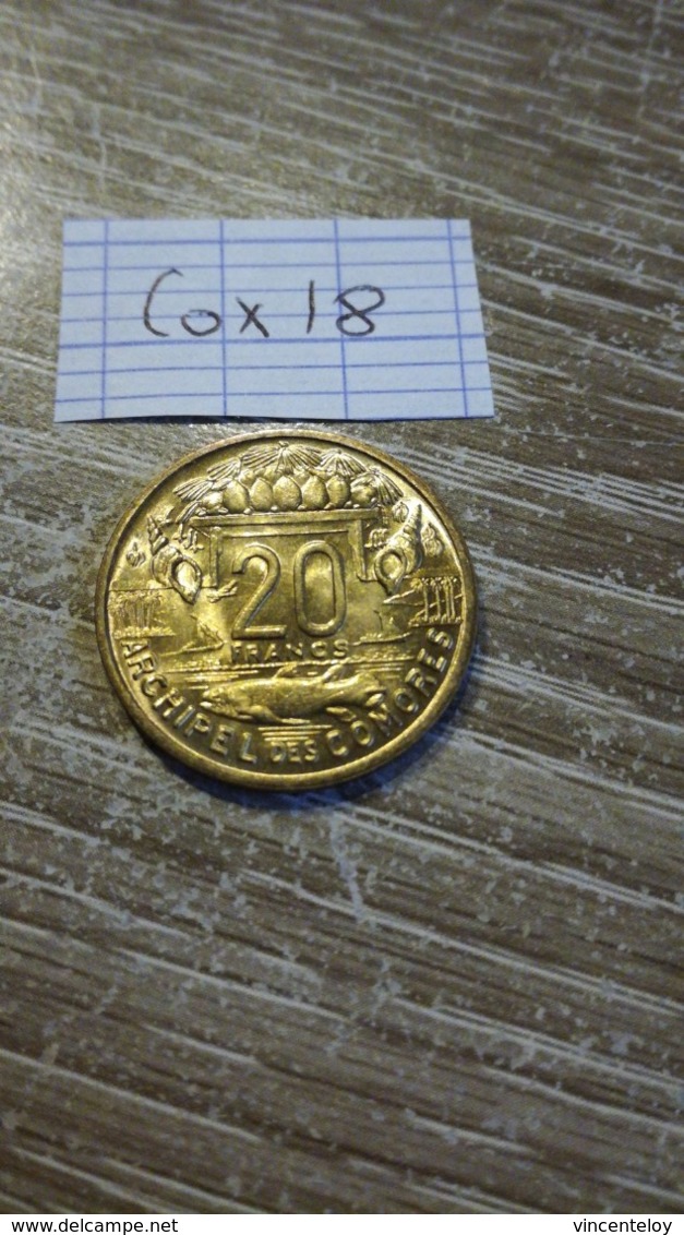 20 Francs Comores 1964 Rare Dans Cet Etat En L état Sur Les Photos - Comoros