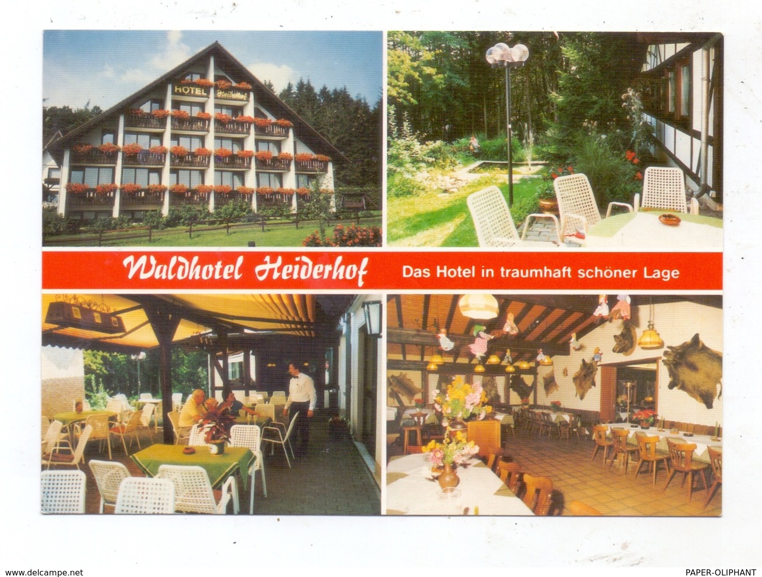 5232 FLAMMERSFELD-HORHAUSEN-OBERSTEINEBACH, "Waldhotel Heiderhof" - Altenkirchen