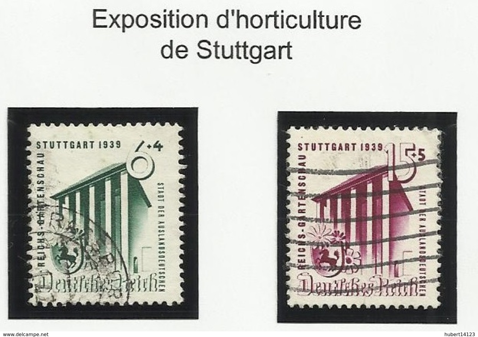 Allemagne N° 632 à 633 Oblitérés De 1939 - Gebraucht