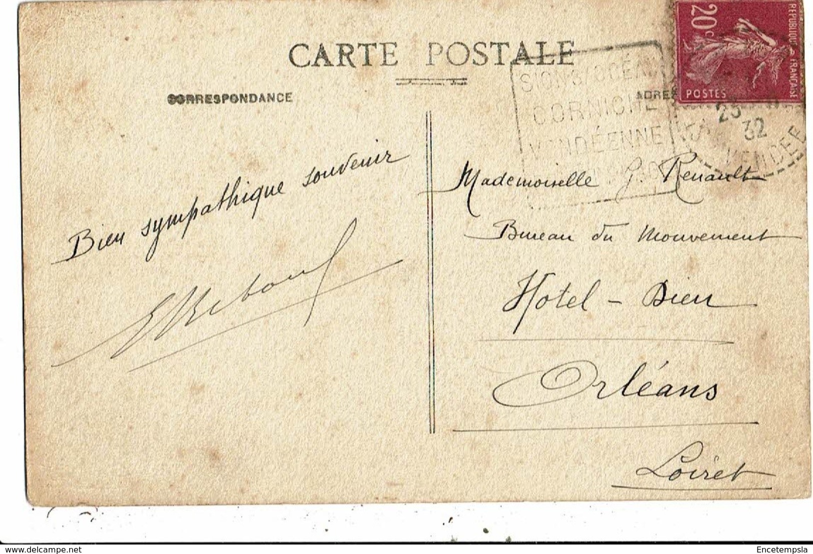 CPA-Carte Postale -France-Sion- Le Soir Sur Les Rochers En 1932 VM7588 - Saint Hilaire De Riez