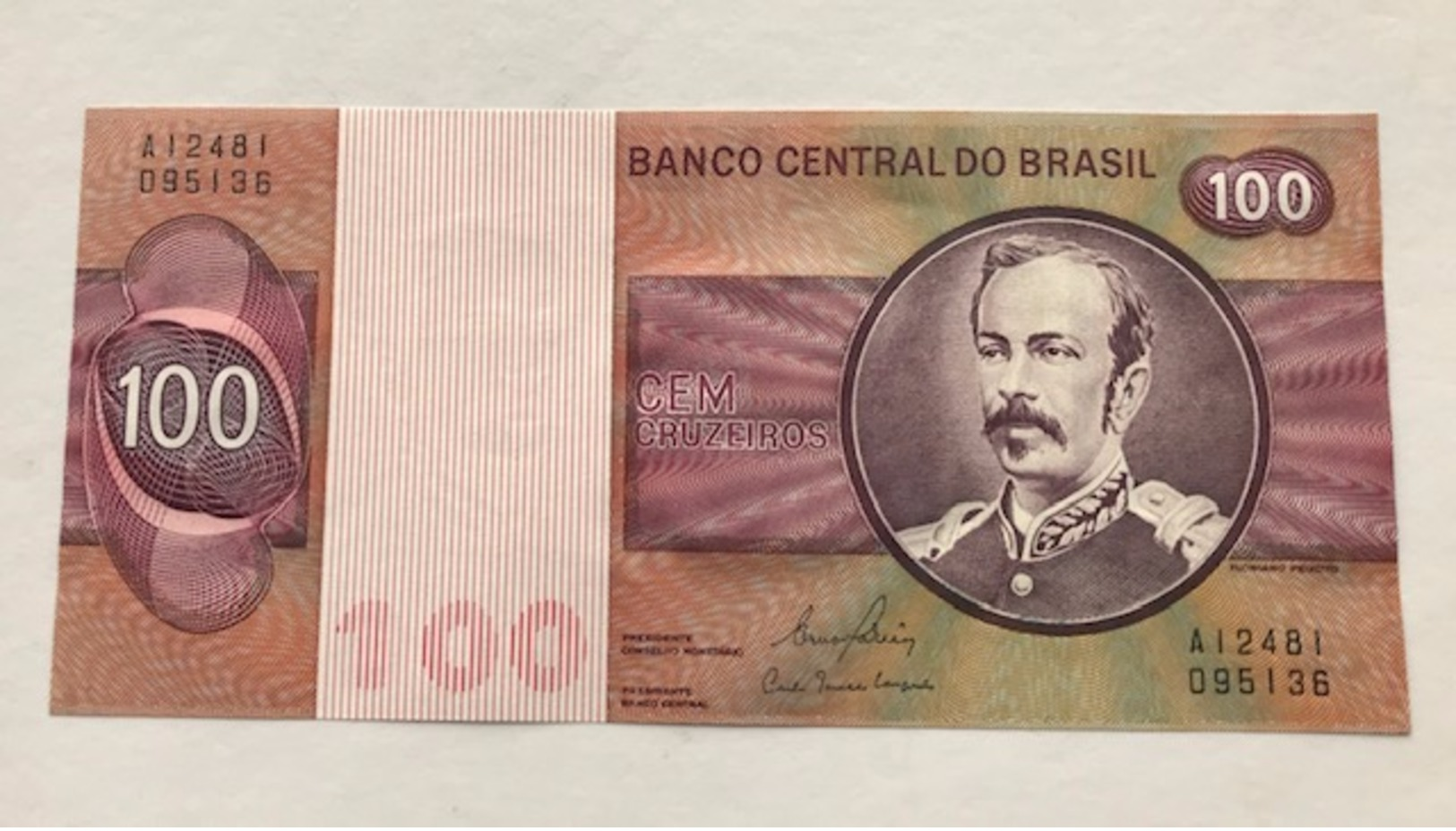 BRAZIL P195AB 100 CRUZEIROS 1981 UNC - Brasile