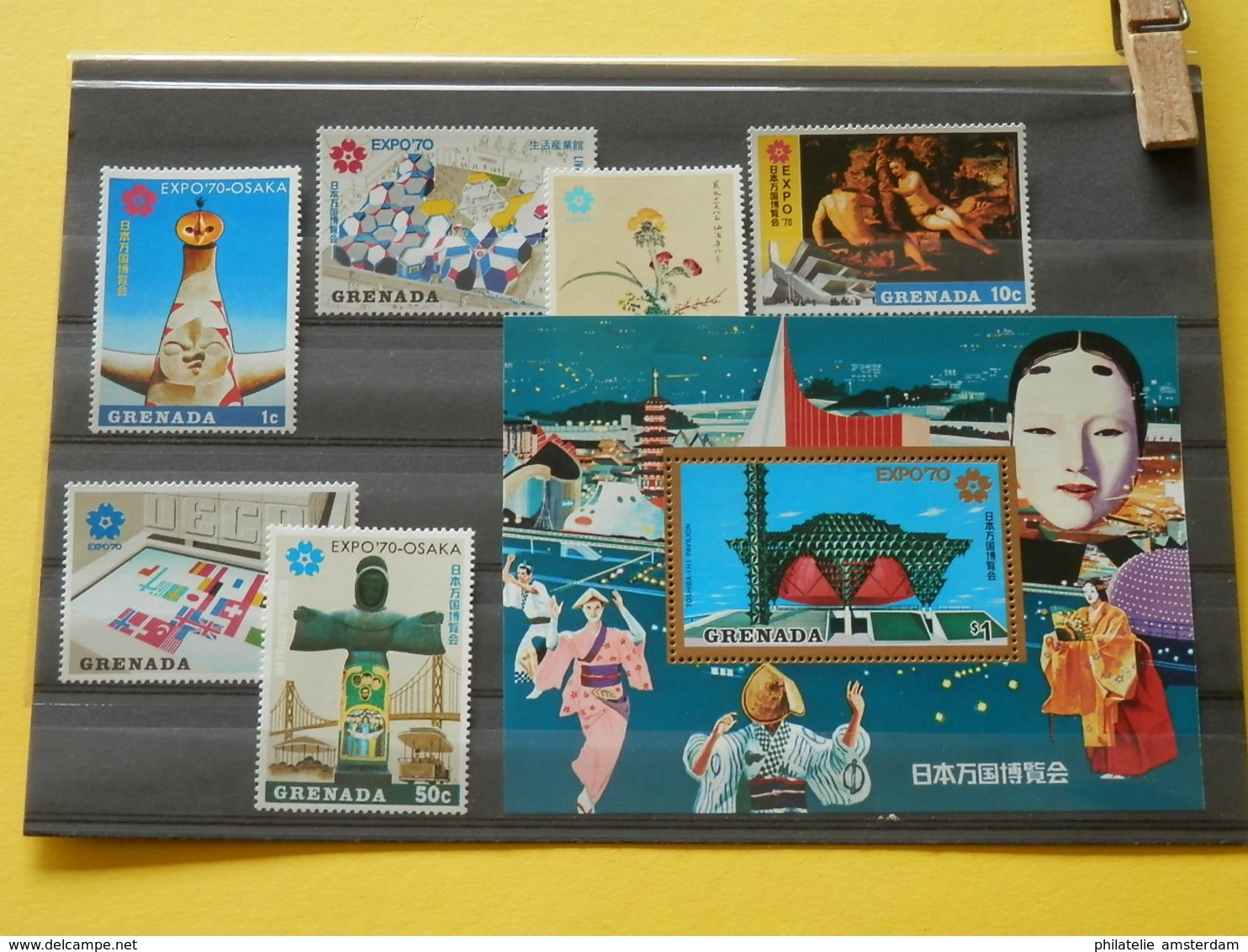 EXPO UNIVERSELLE WERELDTENTOONSTELLING OSAKA: small collection on cards