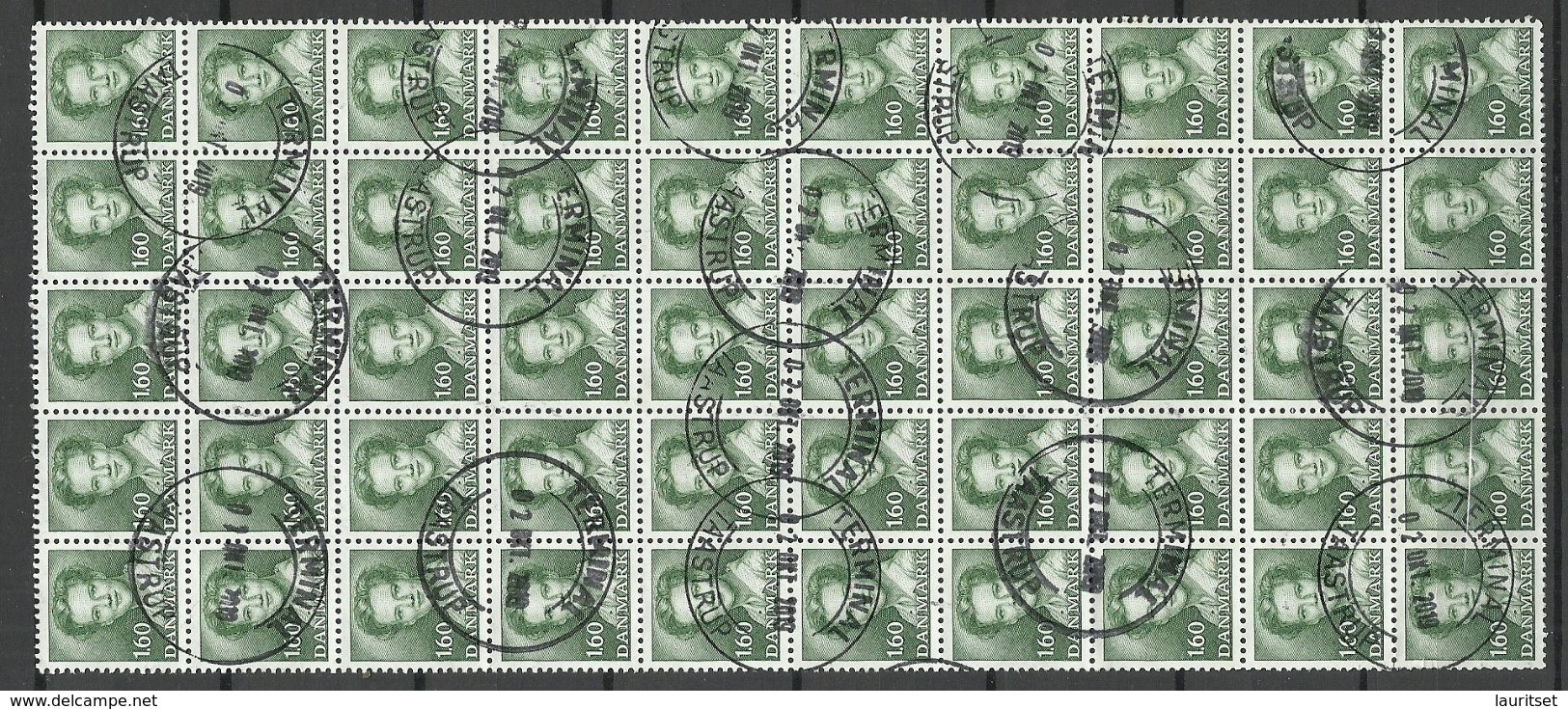 DENMARK Dänemark 1982 Michel 759 Queen Margarethe II As 50-block O - Used Stamps