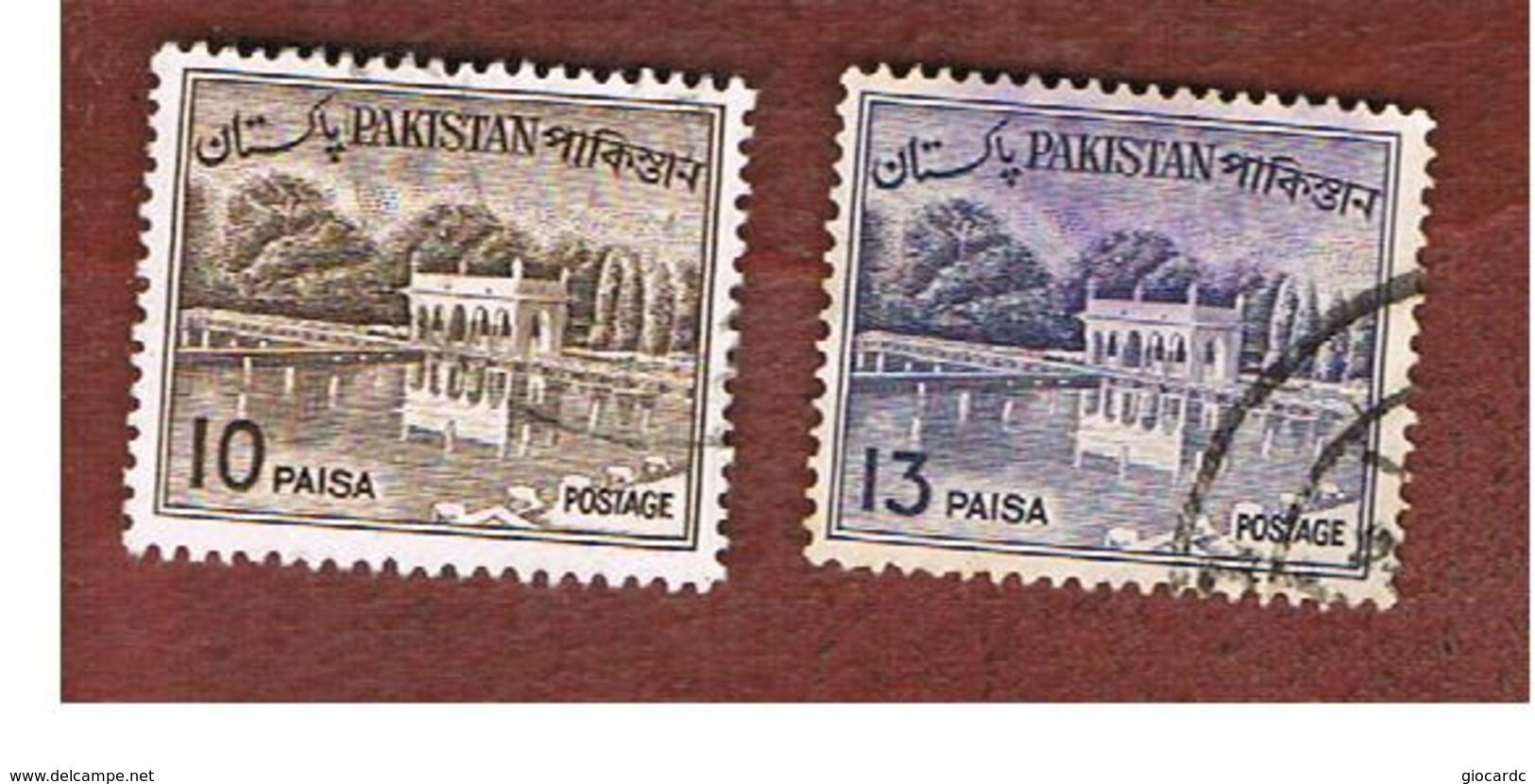 PAKISTAN  -  SG 175.176  -  1961  SHALIMAR GARDENS   -  USED ° - Pakistan