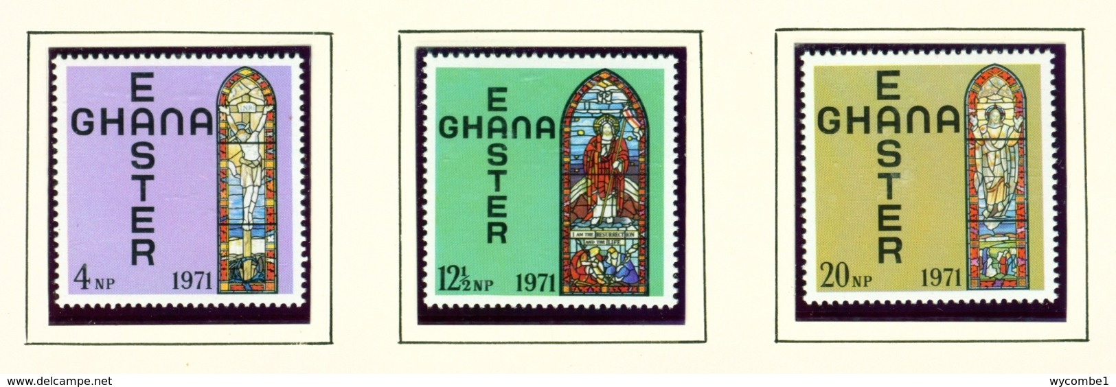 GHANA  -  1971 Easter Set Unmounted/Never Hinged Mint - Ghana (1957-...)