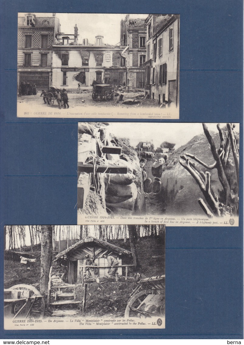 GUERRE DE 1914 LOT 35 CARTES - Weltkrieg 1914-18