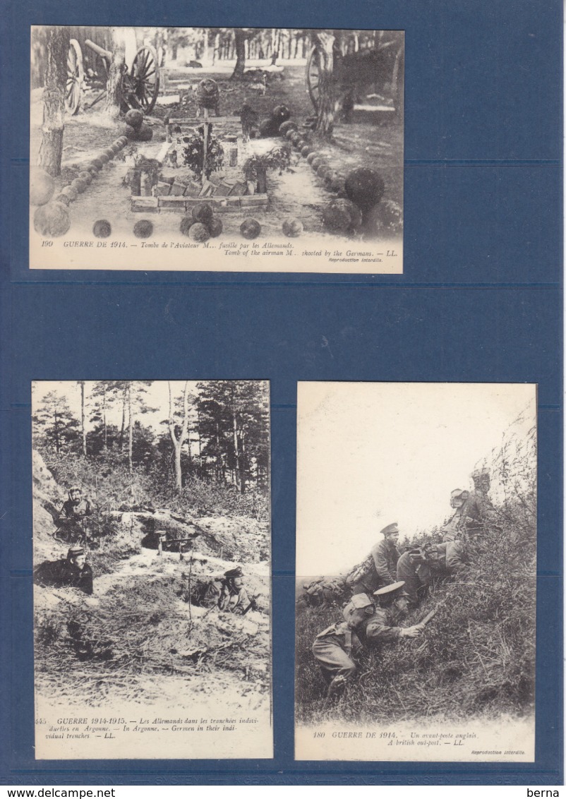 GUERRE DE 1914 LOT 35 CARTES - Weltkrieg 1914-18