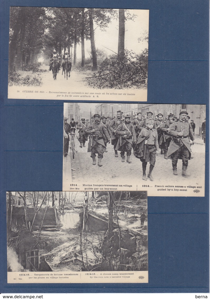 GUERRE DE 1914 LOT 35 CARTES