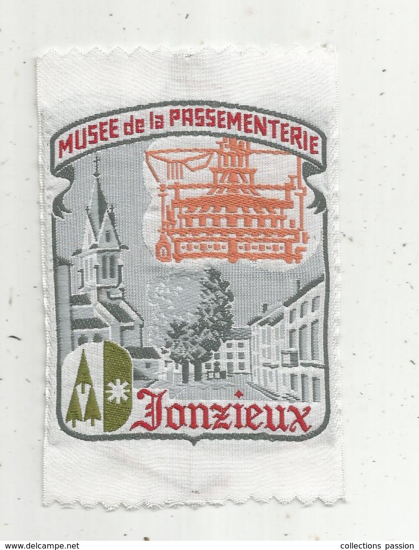 écusson Tissu, 2 Scans ,  MUSEE DE LA PASSEMENTERIE , 42 , JONZIEUX - Patches