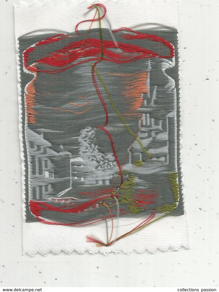 écusson Tissu, 2 Scans ,  MUSEE DE LA PASSEMENTERIE , 42 , JONZIEUX - Patches