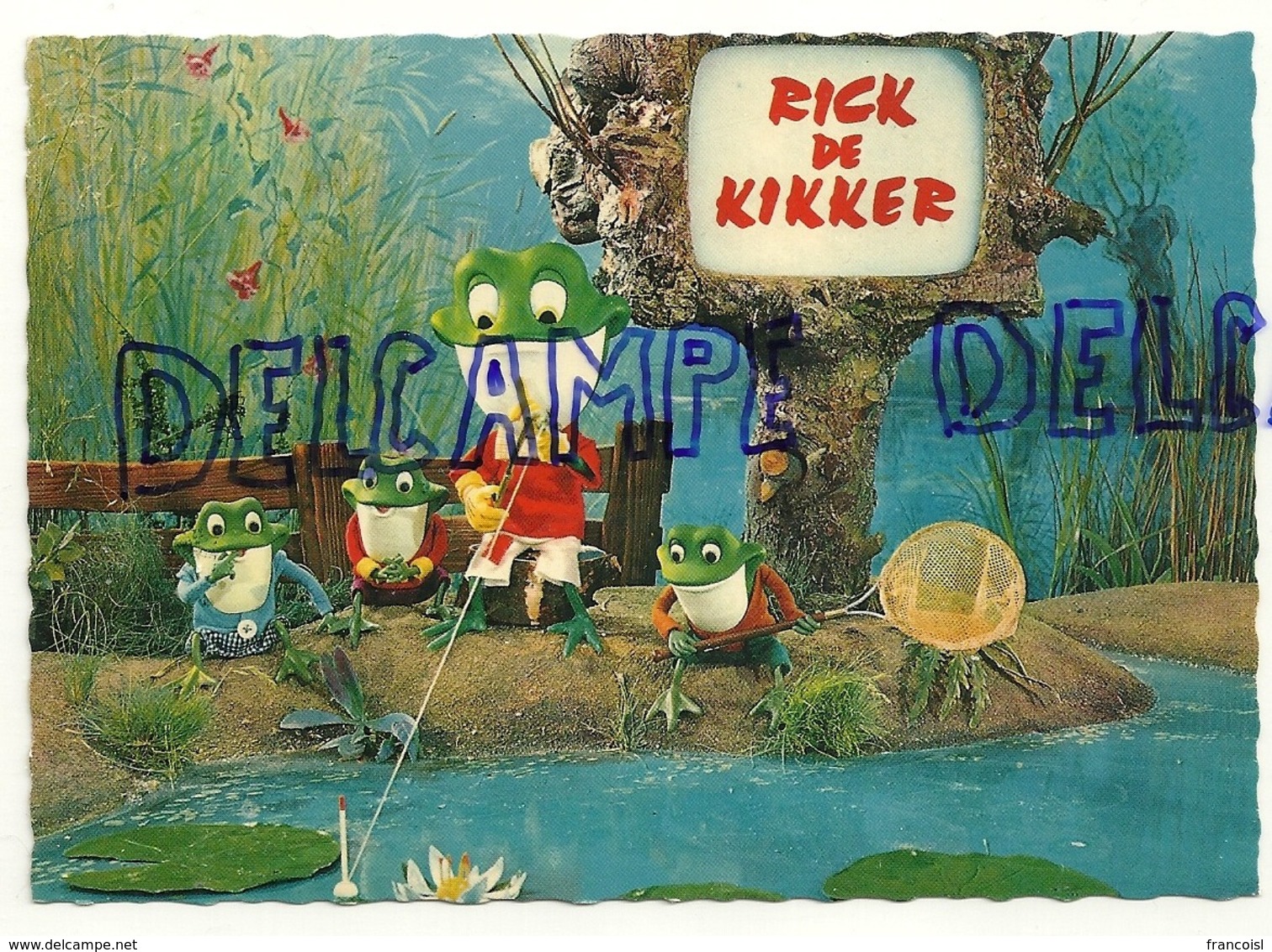 Rick De Kikker. Grenouilles Humanisées. Grenouilles à La Peche. Joop Geesink - Autres & Non Classés