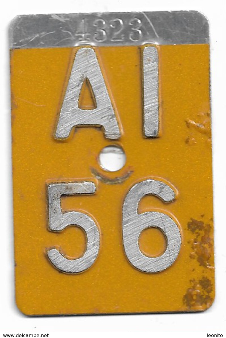 Velonummer Appenzell Innerrhoden AI 56 - Number Plates