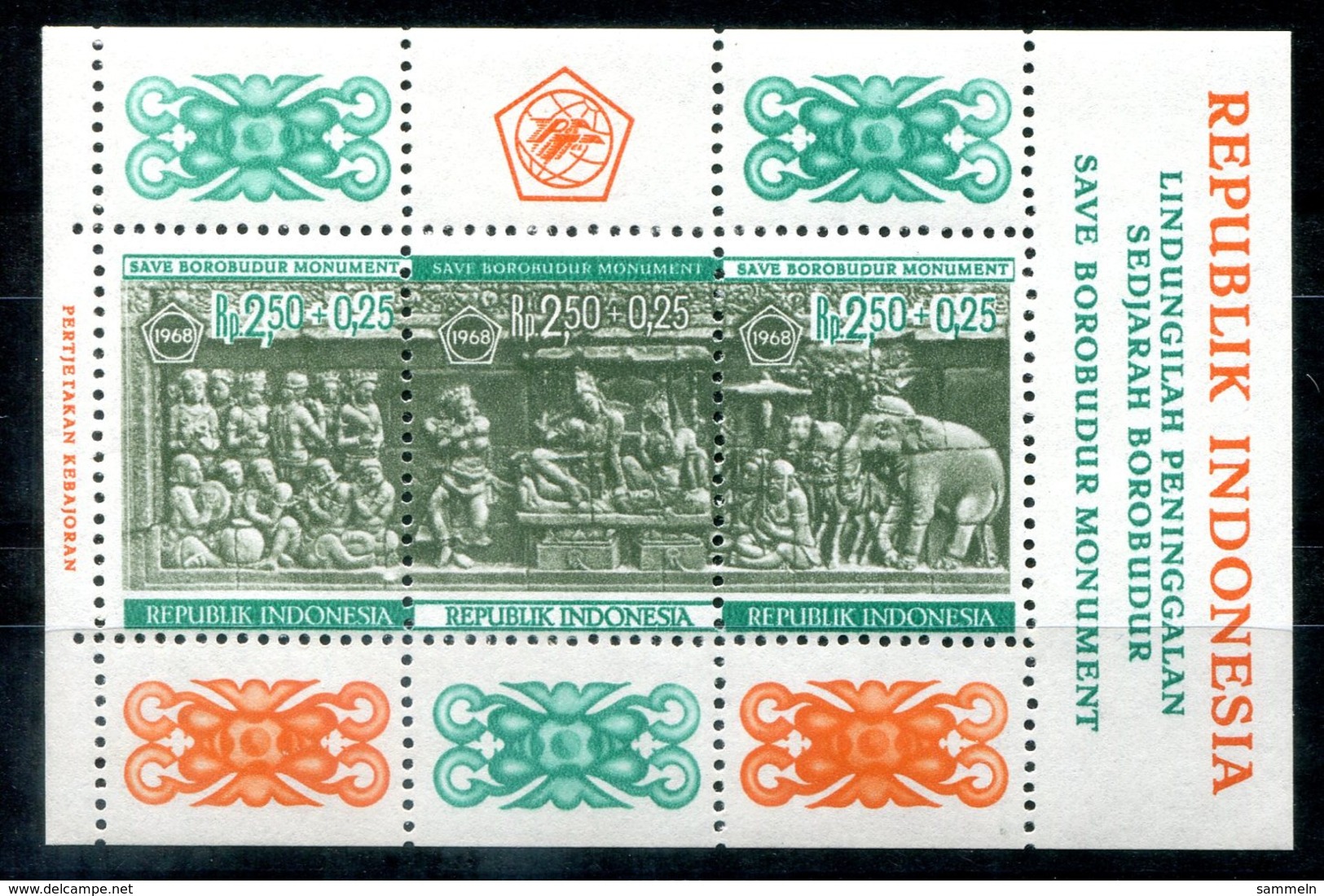 5168 - INDONESIEN - Block 10 ** - BOROBUDUR - Indonesien