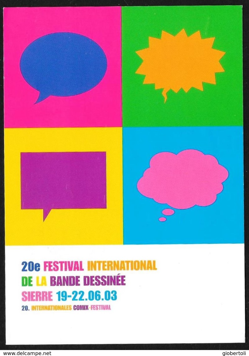 Svizzera/Suisse/Switzerland: Intero, Stationery, Entier, Festival Del Fumetto, Comics Festival, Festival De La Bande Des - Fumetti