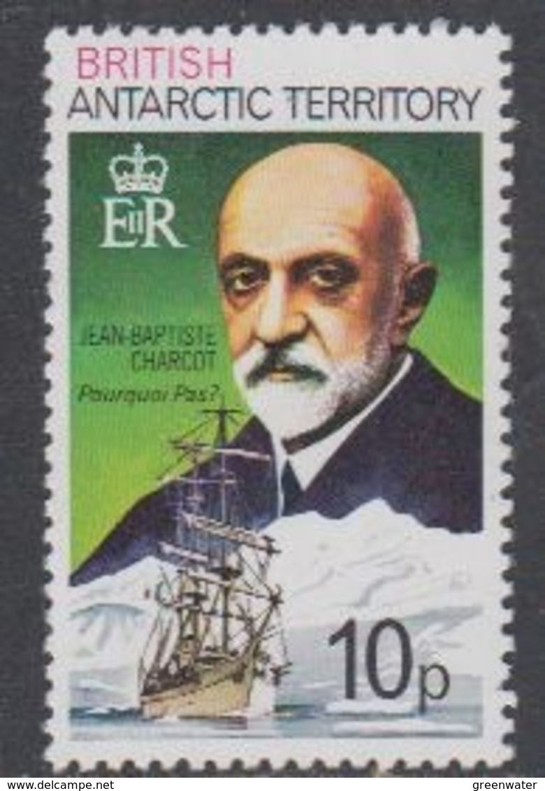 British Antarctic Territory 1981 10p  Jean Baptiste Charcot / Pourqoui Pas ? Perf 12 1v ** Mnh (44956I) - Ongebruikt