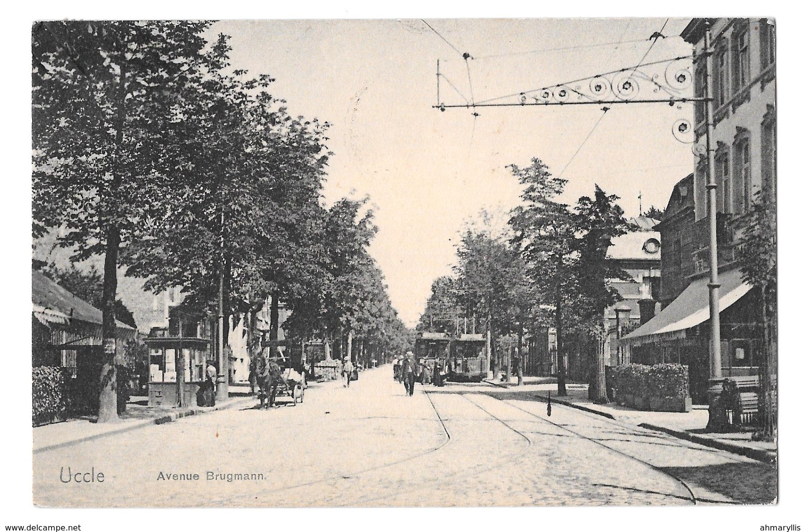 Uccle Ukkel Avenue Brugmann Tram Tramway 1908 - Ukkel - Uccle