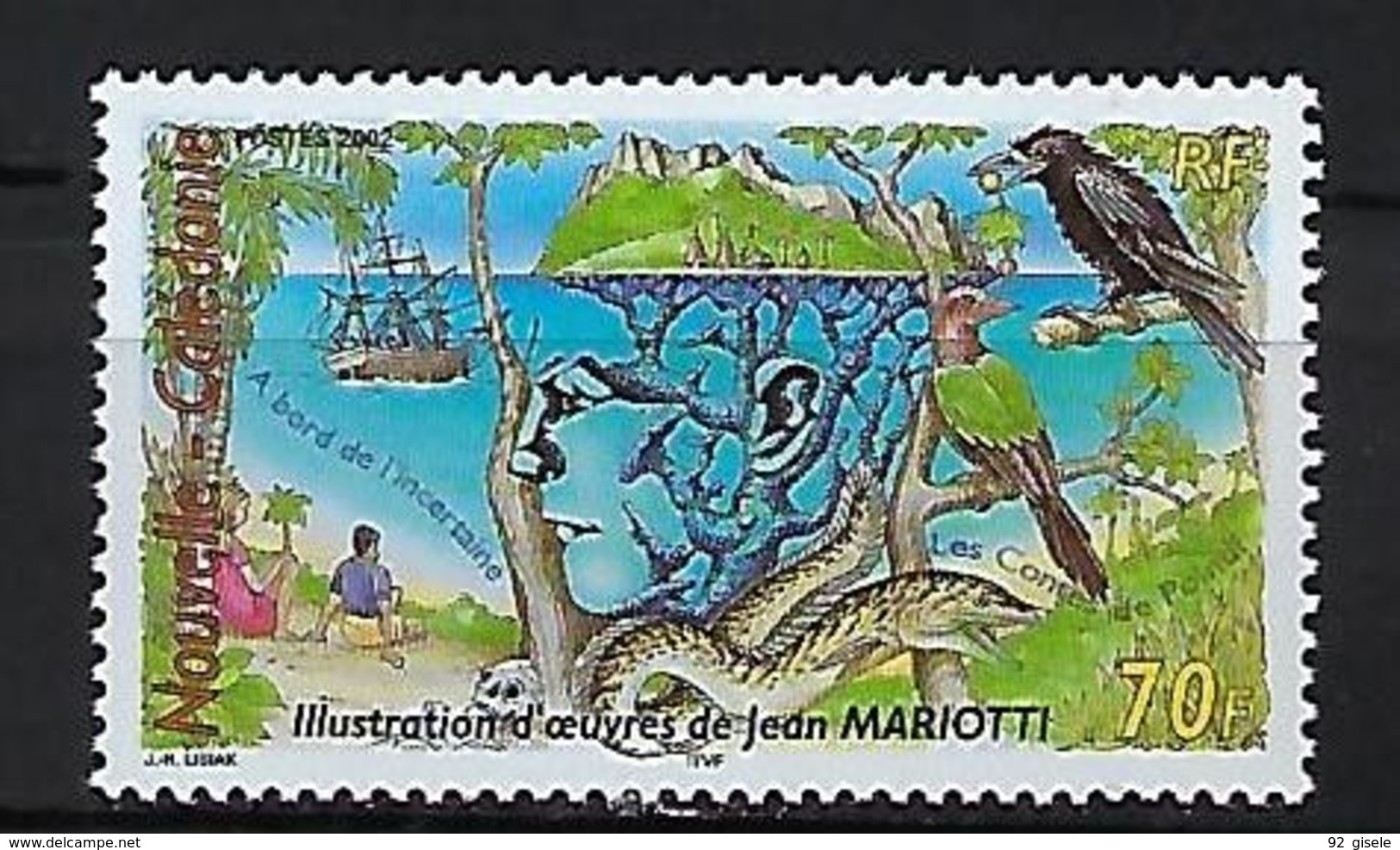 Nle-Caledonie YT 878 " Illustration De Livre " 2002 Neuf** - Ungebraucht