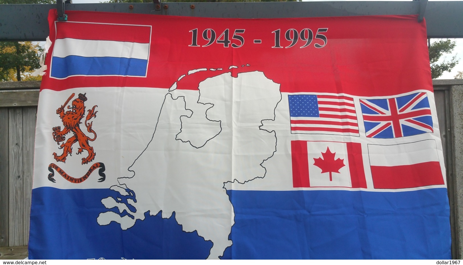 Vlag 50 Jaar Bevrijding 1945-1995 - 75.0 X 105.0 - Flags