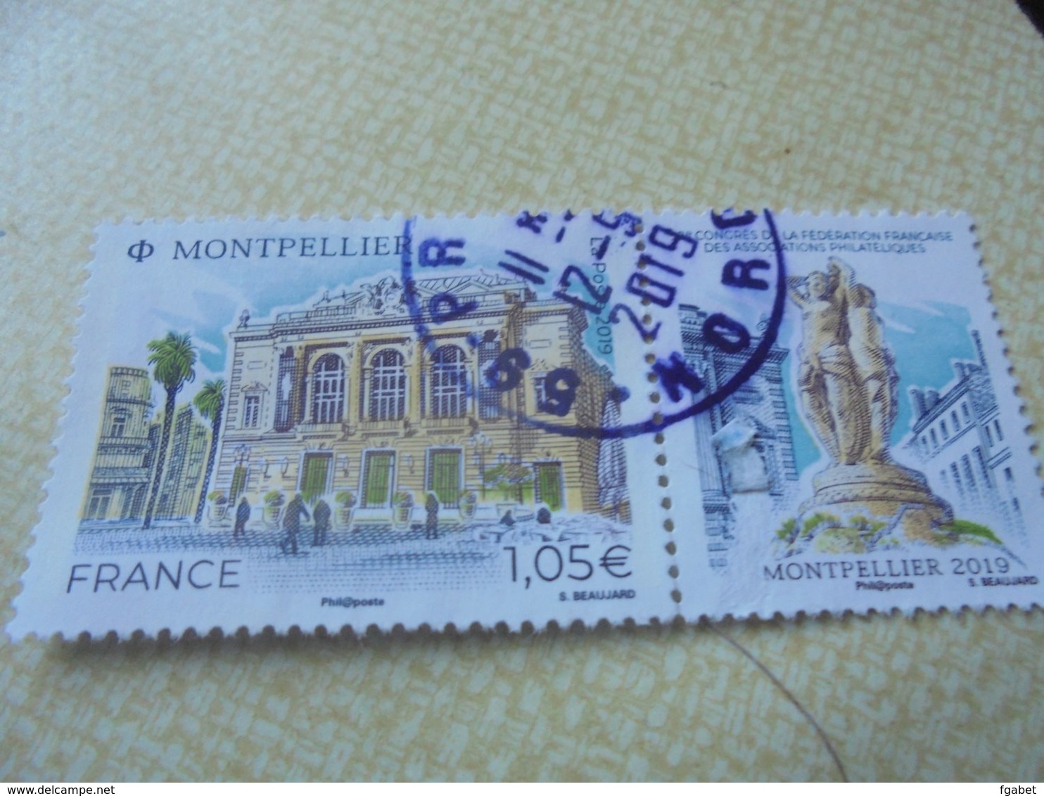 MONTPELLIER (2019) - Used Stamps