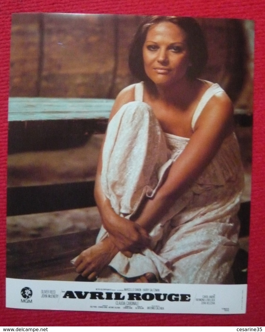 9 Photos Du Film Avril Rouge (1973) – Claudia Cardinale - Albums & Collections