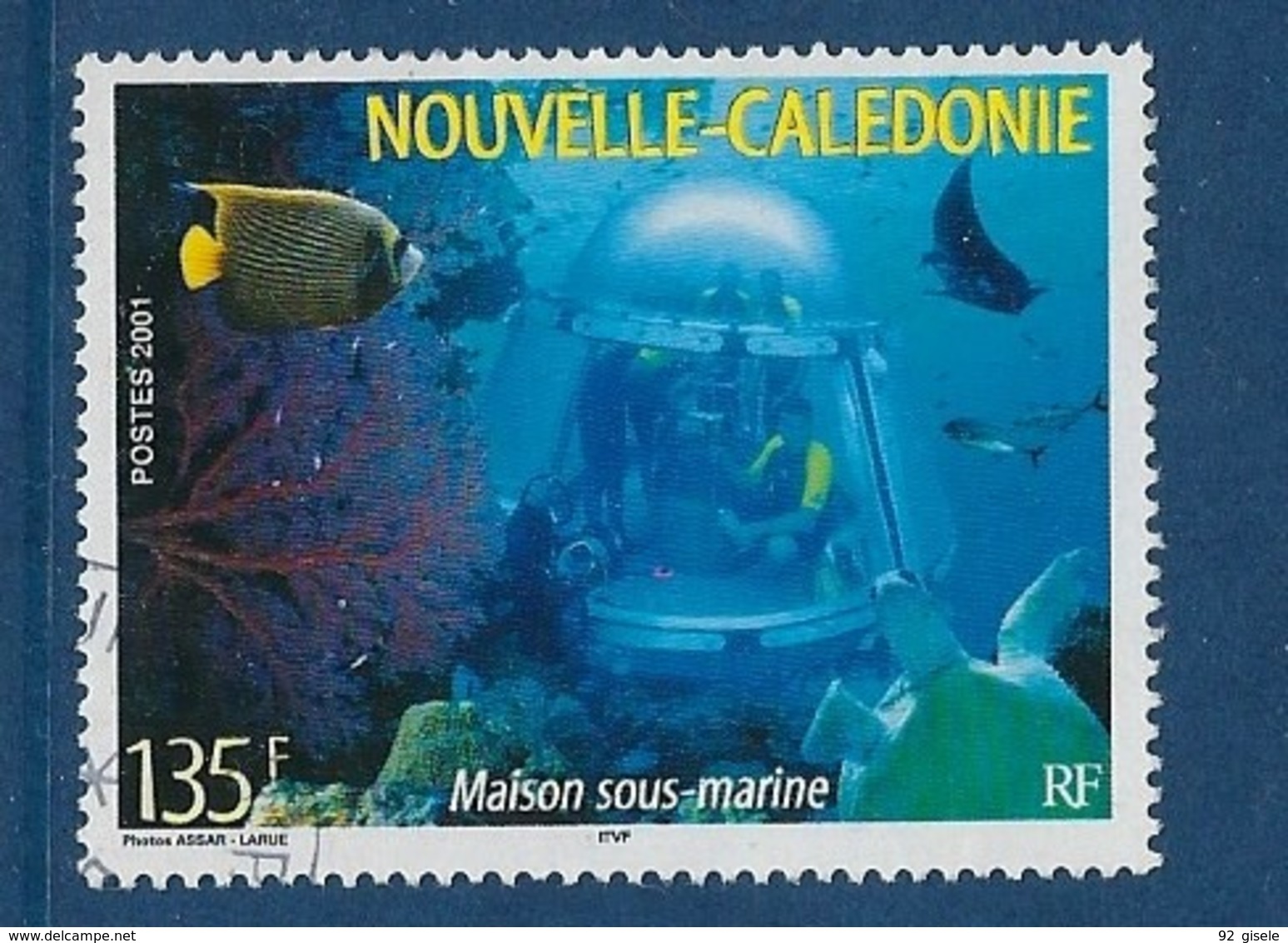 Nle-Caledonie YT 852 " Maison Sous-marine " 2001 Oblitéré - Gebruikt