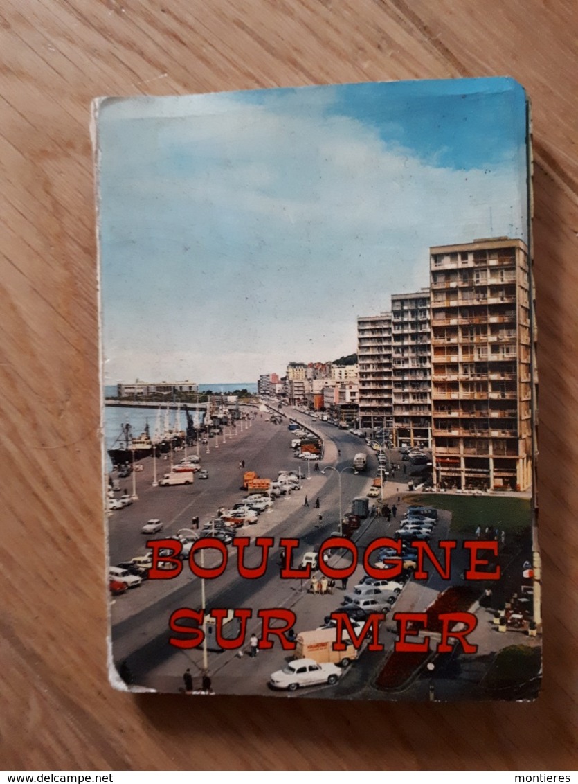 Plaquette Souvenir Multi Vues Dépliante ESTEL - Boulogne Sur Mer - 12 Photos - Deportes & Turismo