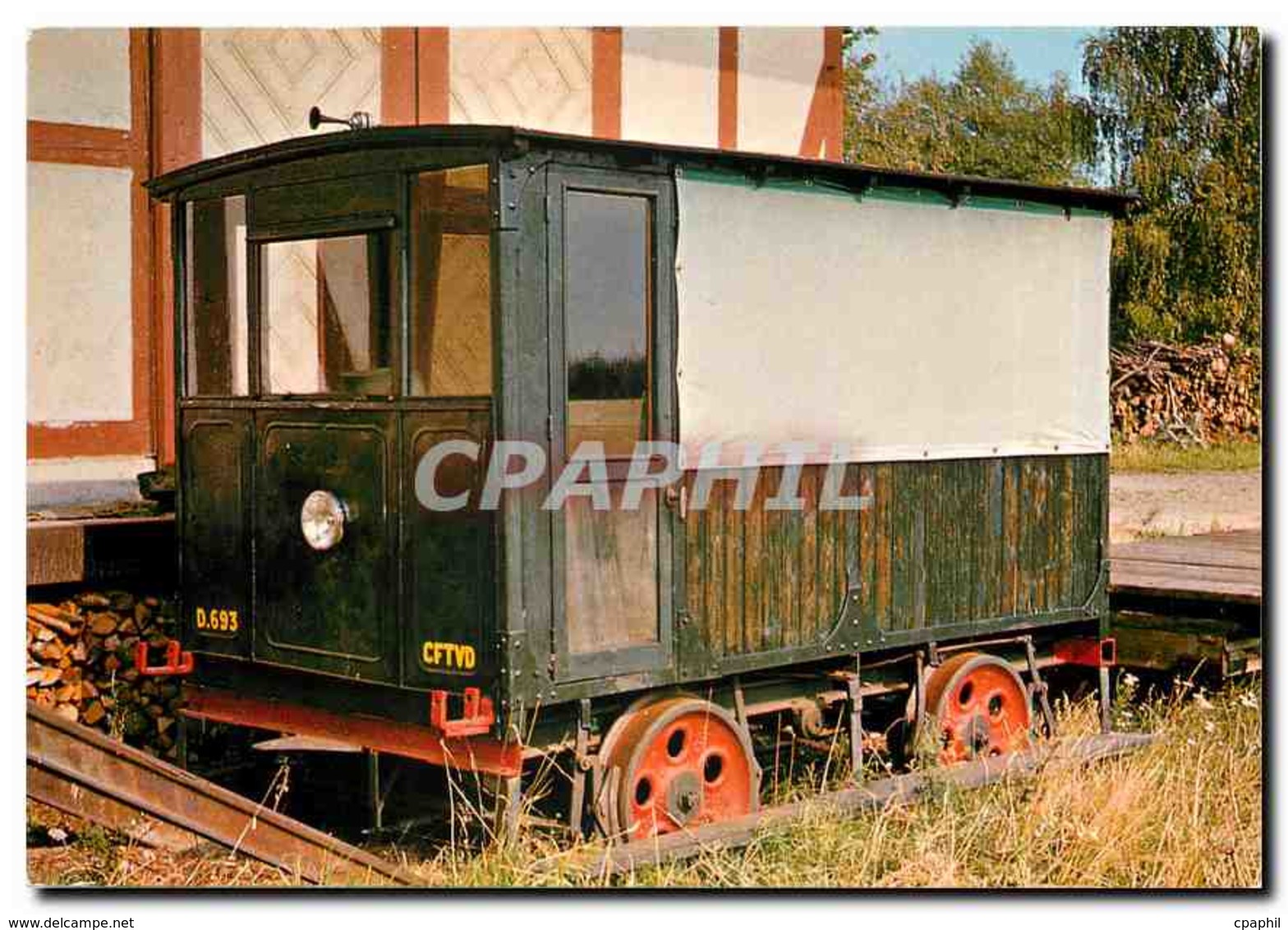 CPM Draisine Billard No.106 En Gare D'ASpach - Eisenbahnen