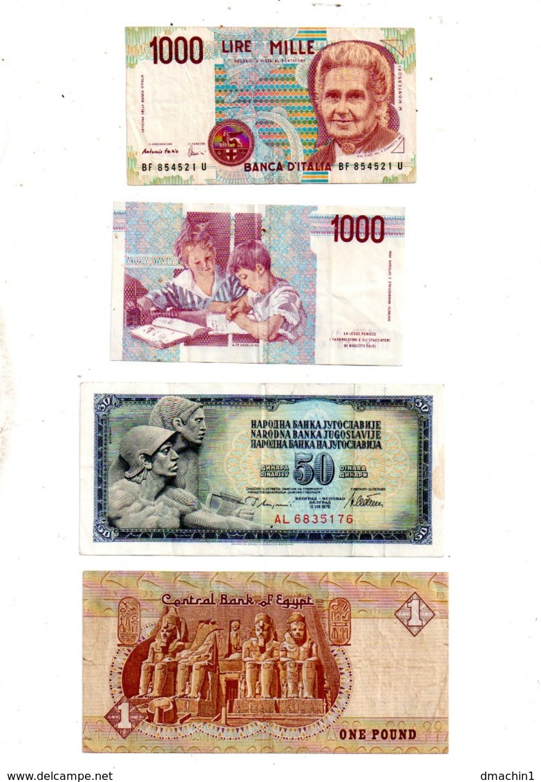 Lot 3-Lot De 12 Billets, Différents Pays, Différents états, Voir Scan - Otros & Sin Clasificación