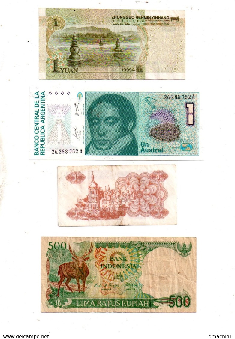 Lot 3-Lot De 12 Billets, Différents Pays, Différents états, Voir Scan - Otros & Sin Clasificación