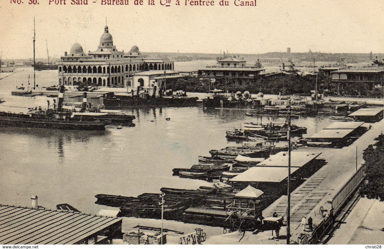 EGYPTE PORT-SAID Bureau De La Cie à L'entrée Du Canal - Port-Saïd
