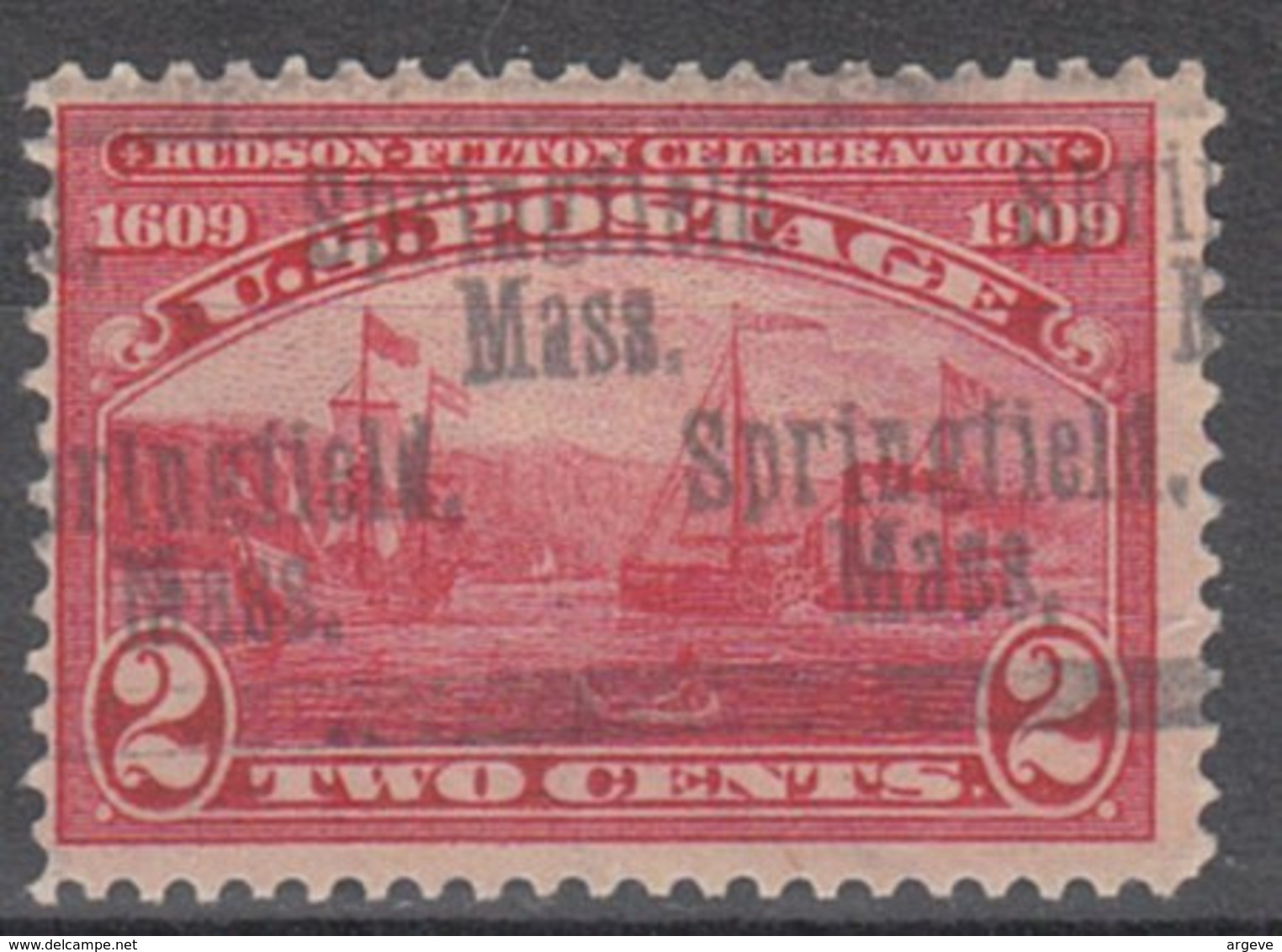 USA Precancel Vorausentwertung Preo, Locals Massachusetts, Springfield Hudson Fulton-L-4 HS - Vorausentwertungen