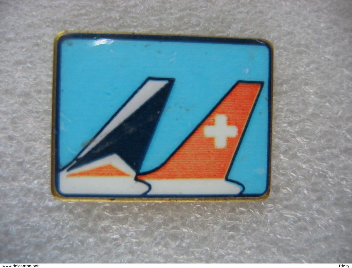 Pin's De 2 Gouvernails D'avion - Aviones