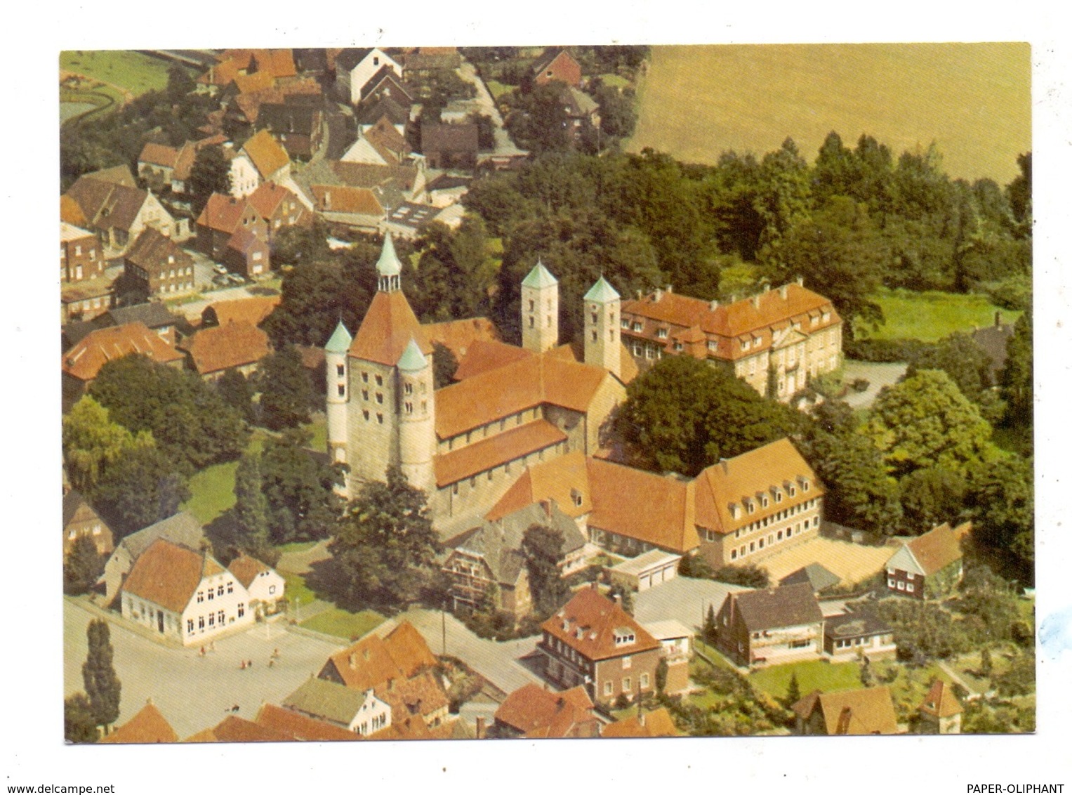 4410 WARENDORF - FRECKENHORST, Stiftskirche Mit Umgebung, Luftaufnahme - Warendorf