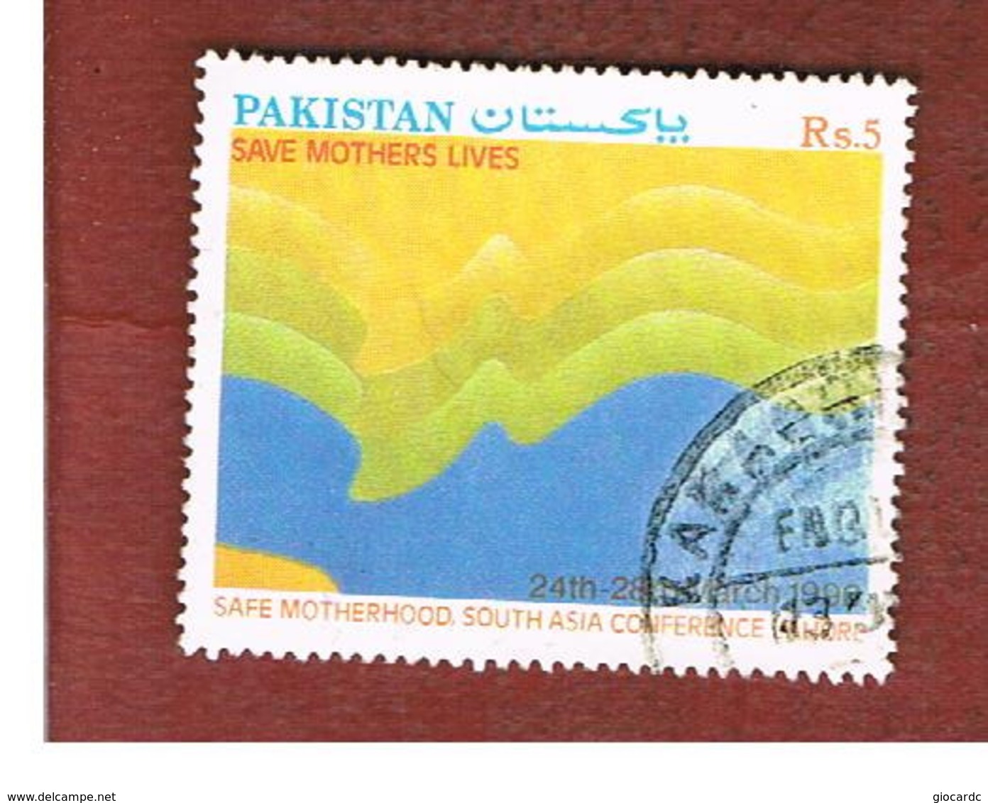 PAKISTAN  -  SG 798  -  1990  "SAFE MOTHERHOOD" SOUTH ASIA CONFERENCE  -  USED ° - Pakistan