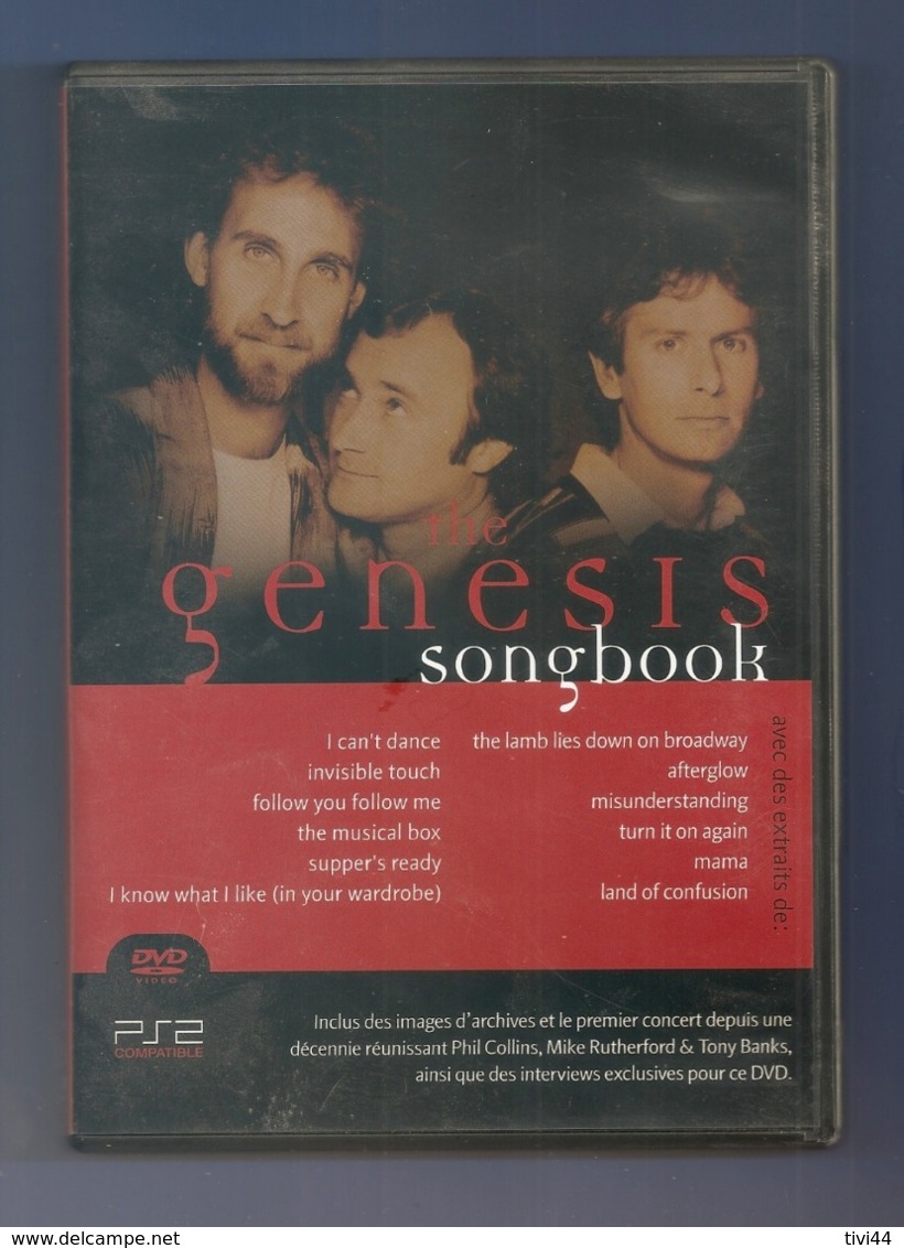 DVD GENESIS - SONGBOOK - Concert Et Musique