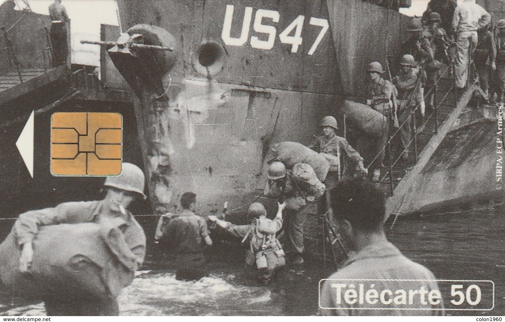 FRANCIA. 50th Anniversary Of Landings And The Liberation Of France. Debarquement Sur Les Cotes US47. 0479. 06/94. (307). - Leger
