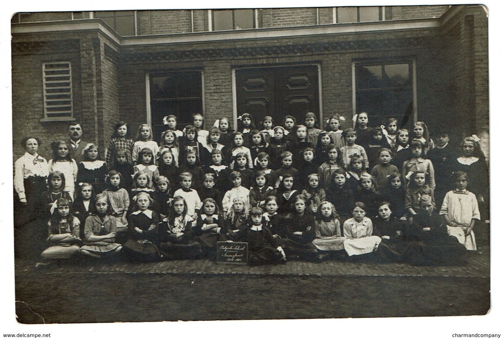 Carte Photo - 1914-1915 - Belgische School - Amersfoort - Fotograaf P. Payens -  2 Scans - Amersfoort